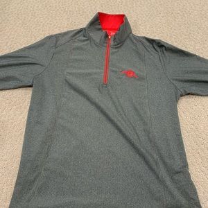 Size large Antigua gold 1/3 zip